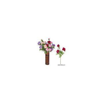 Sell Decoratiion 3 Heads Artificial Rose