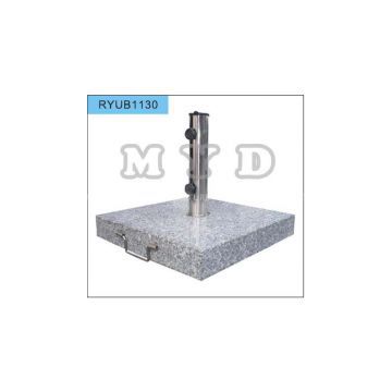 Grey polished granite umbrella base