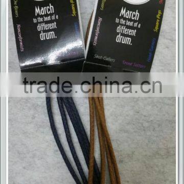 New arrive design 2015 waxed shoelace
