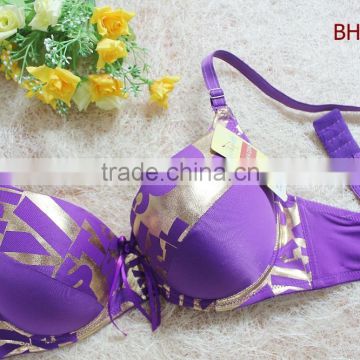 Printed fashion cheap bra