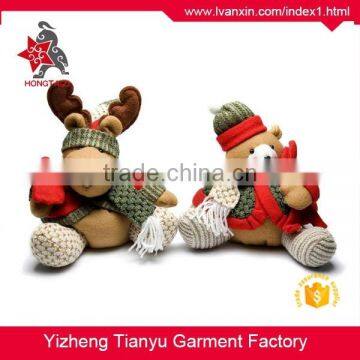 Christmas deer shape plush toy
