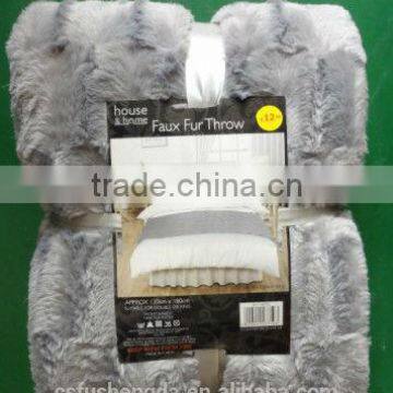 2 Layer Polar Fleece and Sherpa Fleece Blanket/double Layer Blanket/polyester Mink Blanket photo-4
