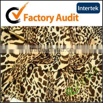 printed leopard fabric