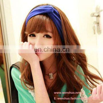 Wholesale Hot Fashion Candy Color Cross Hair Band