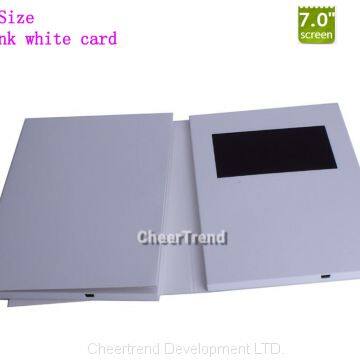 Cheap Custom With no Print 4.3''/5''/7'' Lcd Video Brochure/vidoe Booklet photo-4