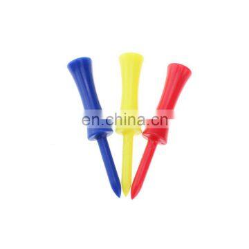 Plastic step golf tee step down tee