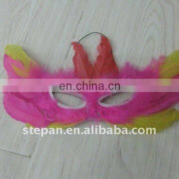 Hot sale carnival costume feather mask CM-02