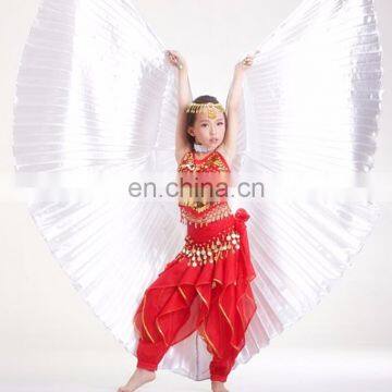 Girls Kids Handmade Belly Dance Costume Children's Angel Isis Wings photo-2