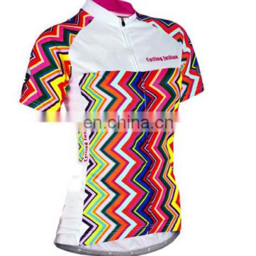 Women's sportwear cycling jersey bike short sleeve cycling clothing manufacturer