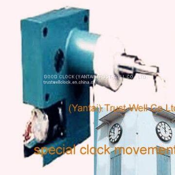 Movement mechanism for tower clocks
