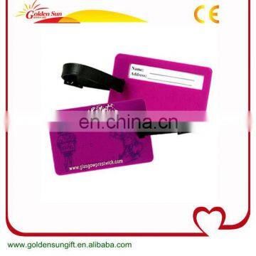 Hot Sales 3D Rubber Luggage Tag