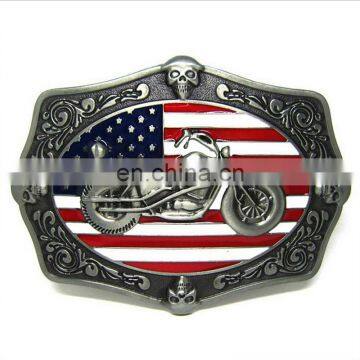 Good Quality Wholesale Zinc Alloy Metal Angle Wings and Heart Cowboy Belt Buckle photo-6