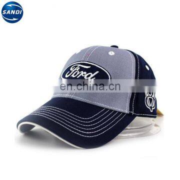 Promotional cotton sports baseball 6 panel cap