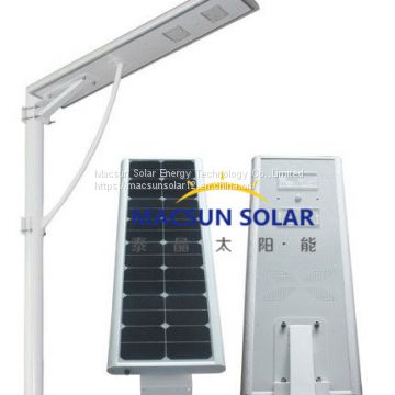 40W 60W 80W 100W Easy installation All in One Solar Light Panel Street Light LED Lamps