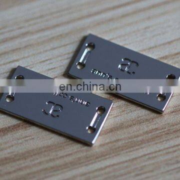 High Level Gold Plated Custom Made Metal Logo Charms for Bags