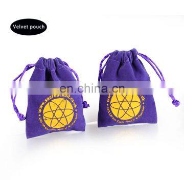 Hot Custom Purple Velvet Bags With Drawstring for Jewelry Supplier photo-2