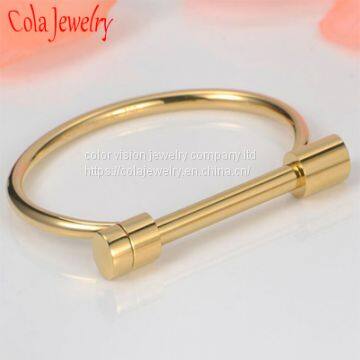 High-End Stainless Steel Jewelry Bracelet Open Bangle photo-4