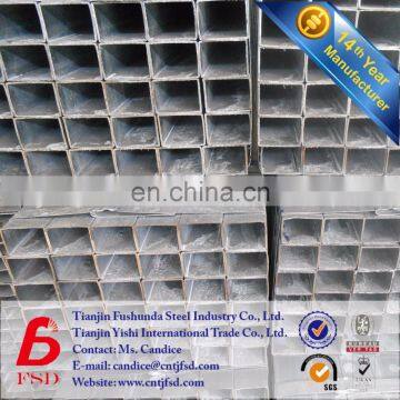 lowest price galvanized square hollow section 100*100*5