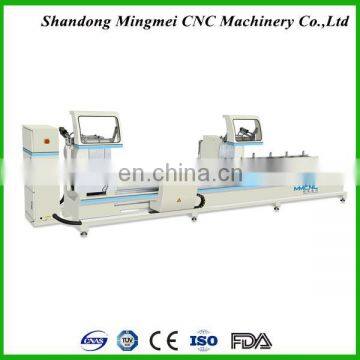 factory manufacture on exihibition aluminum profile window and door double head cutting saw aluminum window machine