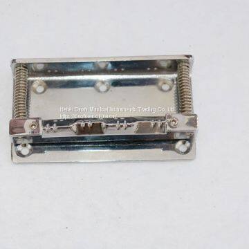 8 String Chrome Guitar Bridge