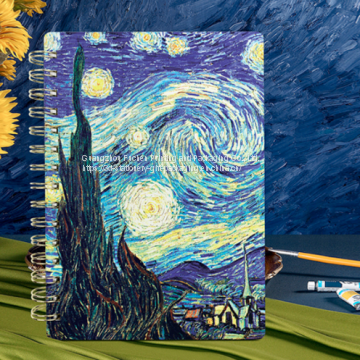 3D A5 Hardcover Wire-O Notebook