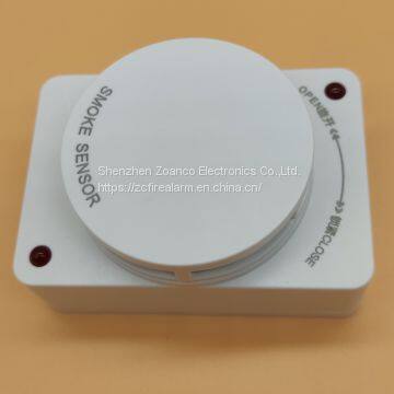 New Arrivel Mini Smoke Detector S832 With Relay Output 4 Wire Smoke Alarm Can Adsorption Metal Cabinet photo-2