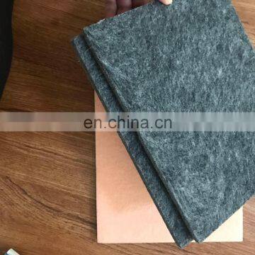 Black Recycle Soundproof Rigid Felt Board Polyester Fiber Acoustic Panel photo-3
