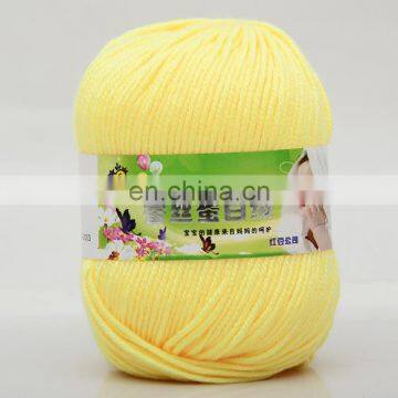 Cotton Washable Acrylic Blend Knitting Crochet Yarn for Home Projects photo-5