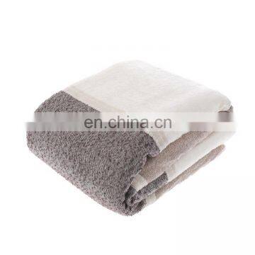 Grade A Grade and Spring/Autumn Season Home Use Korean Style Striped Blankets for Winter Double Layer photo-4