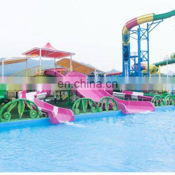 Swim Pool Water Slide Fiberglass Kids Water Slide Manufacturer