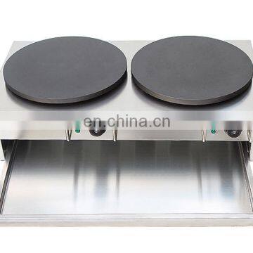 Electric Double Head Crepe Pancake Baking Machine Crepe Making Machine Crepe Maker With Ce photo-3