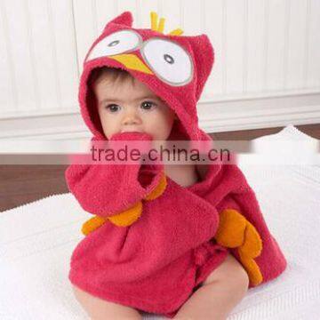 2016 New Products New Style Cotton Cartoon Character Printed Baby/Child Hooded Bathrobe,