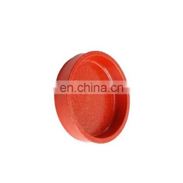 FM Approved ANSI 3'' ductile cast iron grooved fittings end cap price