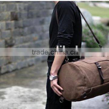 High Quality Mutifunctional Canvas Duffle Bag Sports Outdoor Travel Backpack photo-2