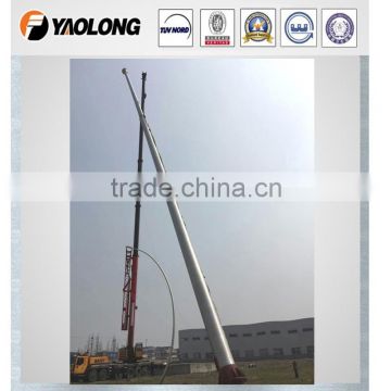 tapered stainless steel flagpole for retail