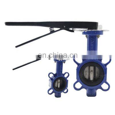 Bundor 2 Inch Handle Wafer Type Butterfly Valve