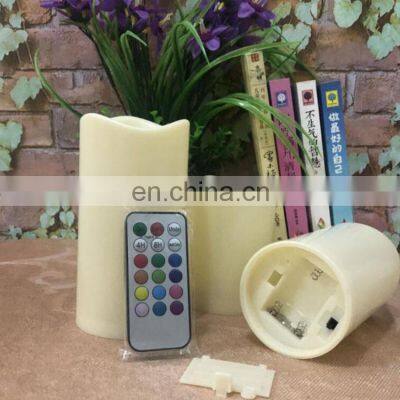 ABS Material Factory Offered Remote Control Battery Operated Tea Lights Led Flameless Pillar Candle photo-2