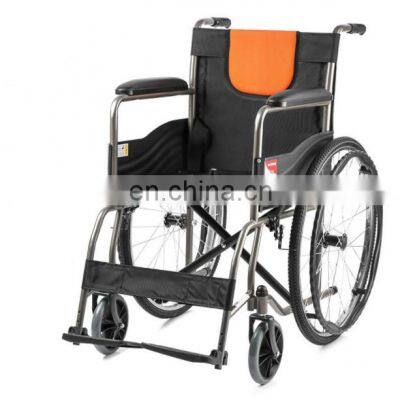 2021 New home full steel tube reinforced collapsible manual wheelchair