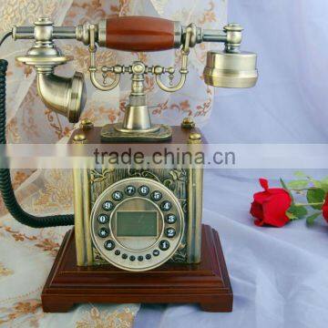 decorative wooden antique telephone