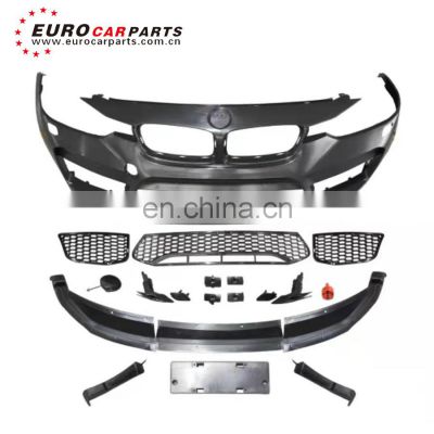 New 3 series F30  front bumper for F30 to M5 style body kit with front bumper PP material