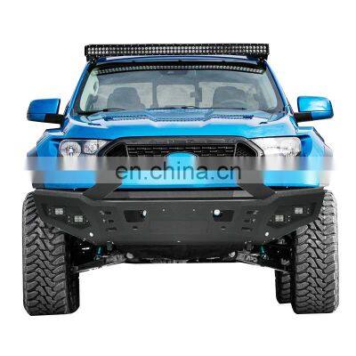 Black Textured Steel Front Bumper for Vigo NP300 Revo Bumper 4X4 Parts Offroad Accessories