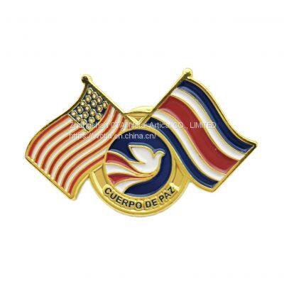 Metal Emblem Custom Logo Badge Custom Enterprise Annual Meeting School Emblem Brooch Custom Commemorative Medal photo-4