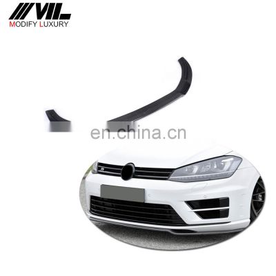 Carbon fiber Front Lip Spoiler for VW Golf VII MK7 R 2015