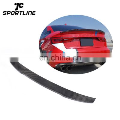 ML Carbon Fiber Delta Wings for Audi A3 S3 8V Sedan 2015 2016