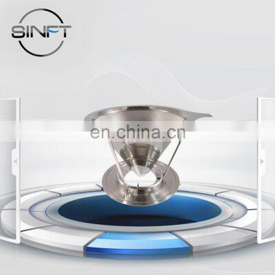 SINFT Pour Over Manual Hand Carafe Coffee Maker Pot With Stainless Steel (2 Cup) photo-3