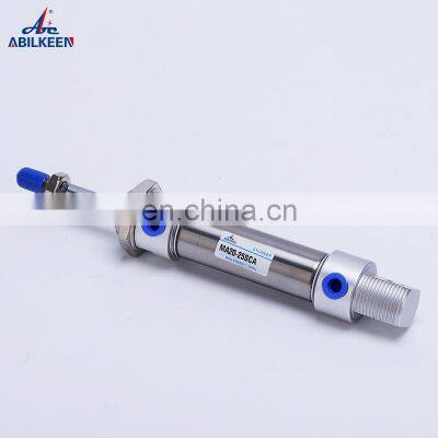 Pneumatic Supplier MA16 MA Series Mini Type Small Single Acting Stainless Steel Air Piston Cylinder With Magnetic
