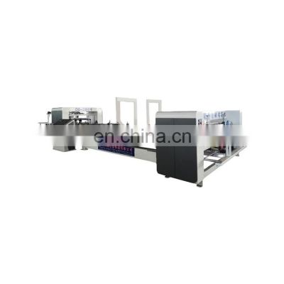 Folder Gluer Automatic Cardboard Box Folding Machine / Automatic Folder Gluer Machine