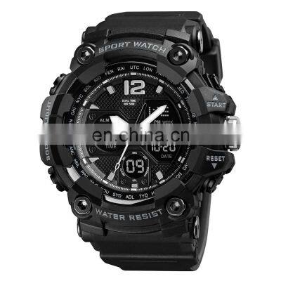 Fashion SKMEI 1742 Plastic Strap 50m Water Resistant Watch Analog Digital Sport Alarm Wrist Watch for Men