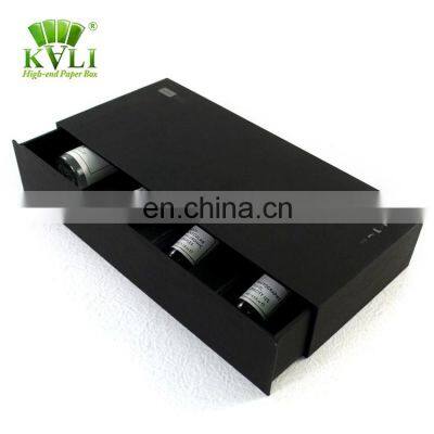 Custom Black Cardboard Cosmetic Perfume Subscription Box Essence Oil Packaging photo-5