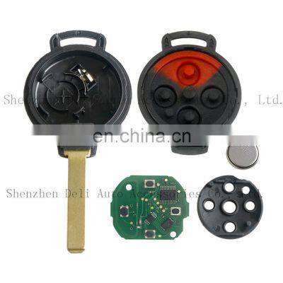3+1 Buttons 315Mhz KR55WK45144 Remote Car Key Fob For Mercedes Benz Smart Fortwo 451 2005-2015 Auto Parts photo-4